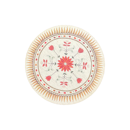 Decorations of the Taj Mahal - Wooden magnet