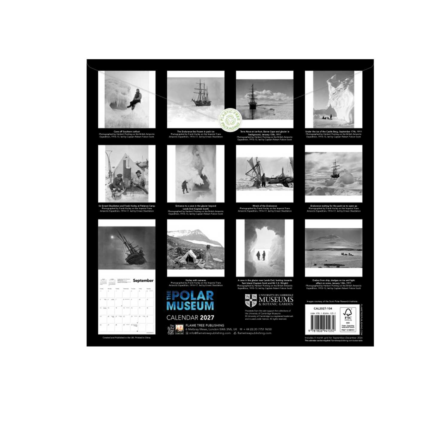The Polar Museum - 2027 wall calendar
