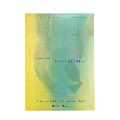 Frank Bowling: Seeking the Sublime - Exhibition poster