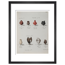 Pottery excavated from Litlington Roman cemetery - Art print – Curating ...