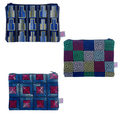 Tatreez Embroidery - Zipped purse