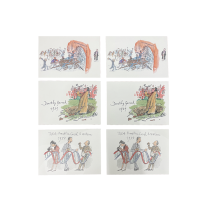 Newnham College Postcard Pack Quentin Blake