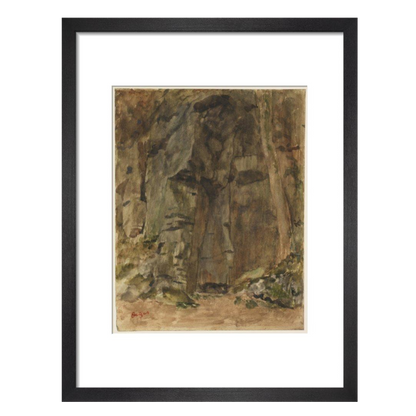 Rocks at Bagnoles-De-L'Orne - Art print