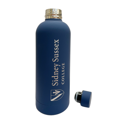 Sidney Sussex College - Navy Water bottle