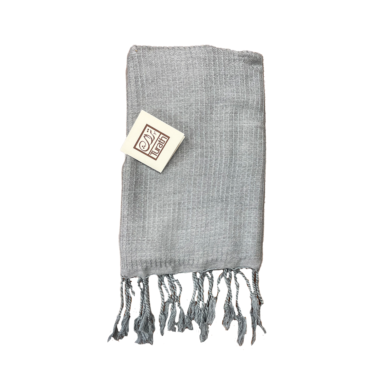 Cable Grey - Egyptian scarf