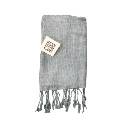 Cable Grey - Egyptian scarf