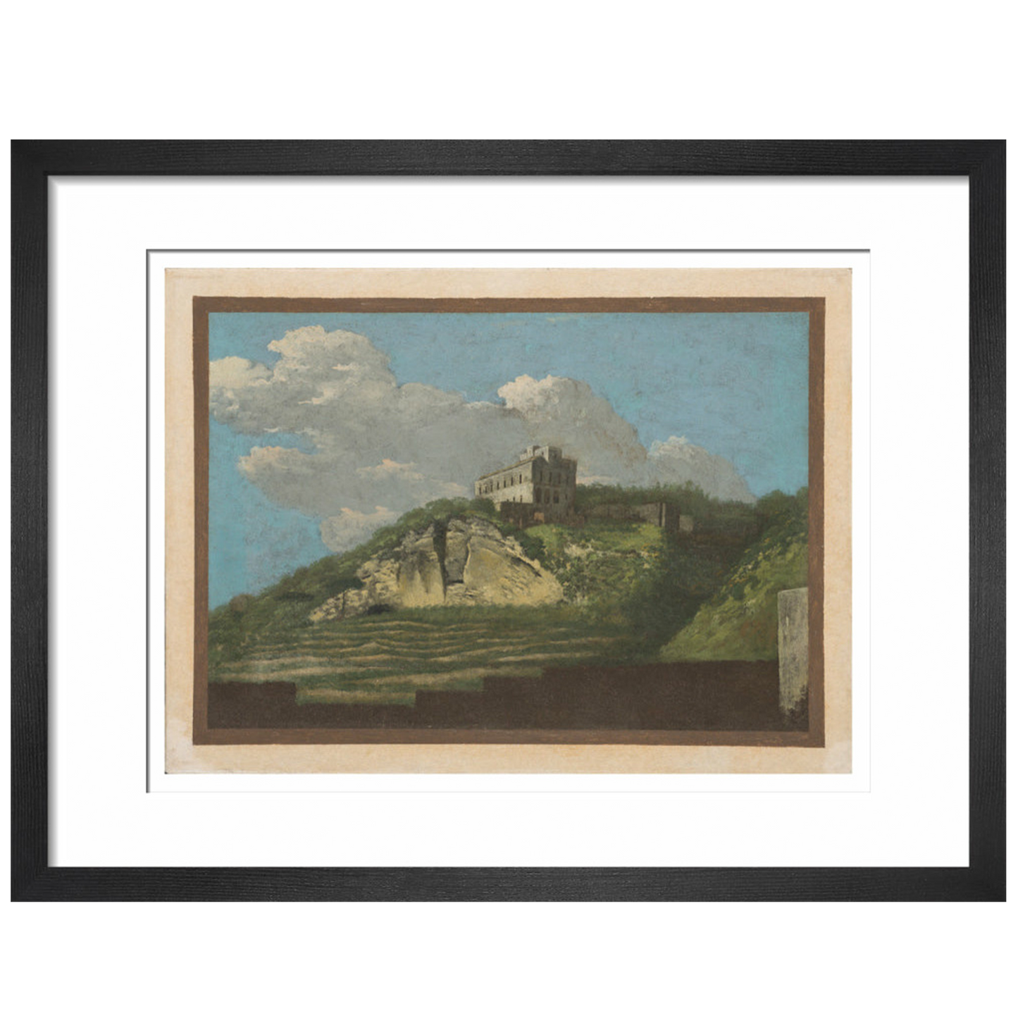 Scene near Naples - Art print