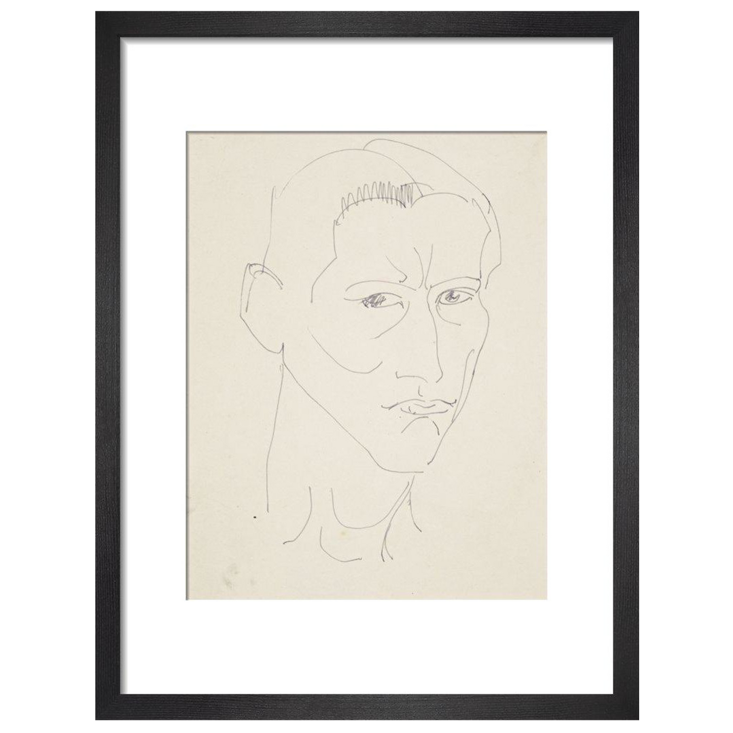 Self-portrait by Henri Gaudier-Brzeska - Art print