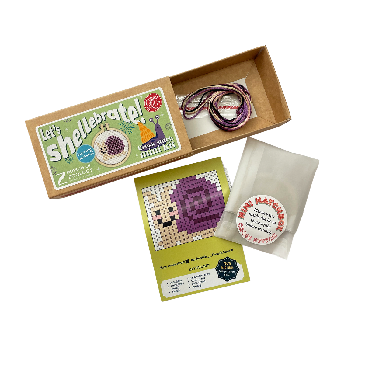 Let's Shellebrate - Matchbox sewing kit