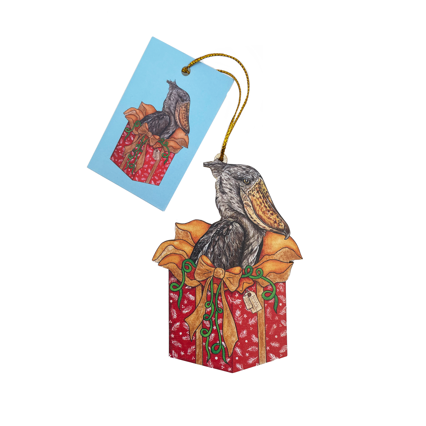 Shoebill Present - Christmas decoration