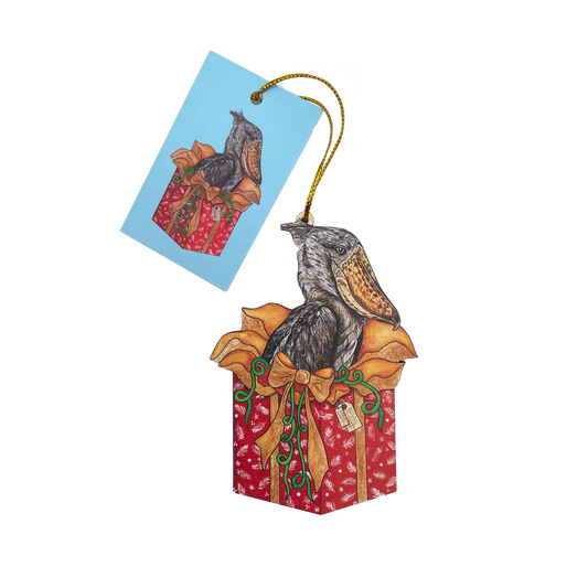 Shoebill Present - Christmas decoration