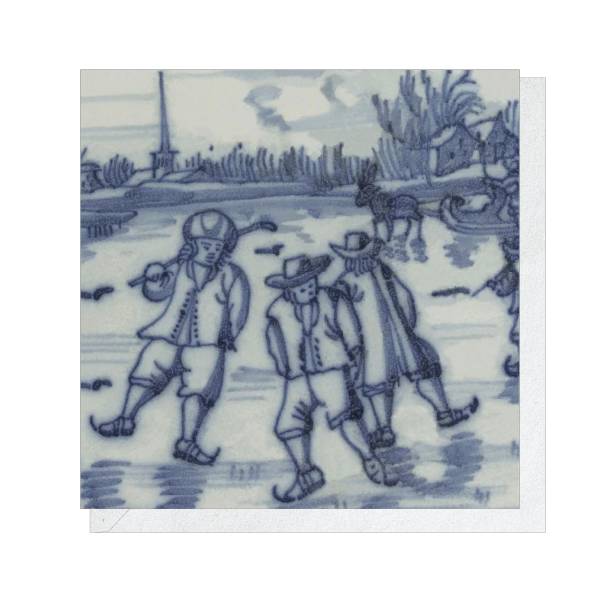 Dutch Skating Scene - Christmas card pack