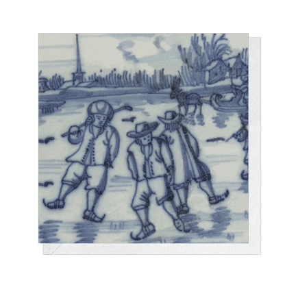 Dutch Skating Scene - Christmas card pack