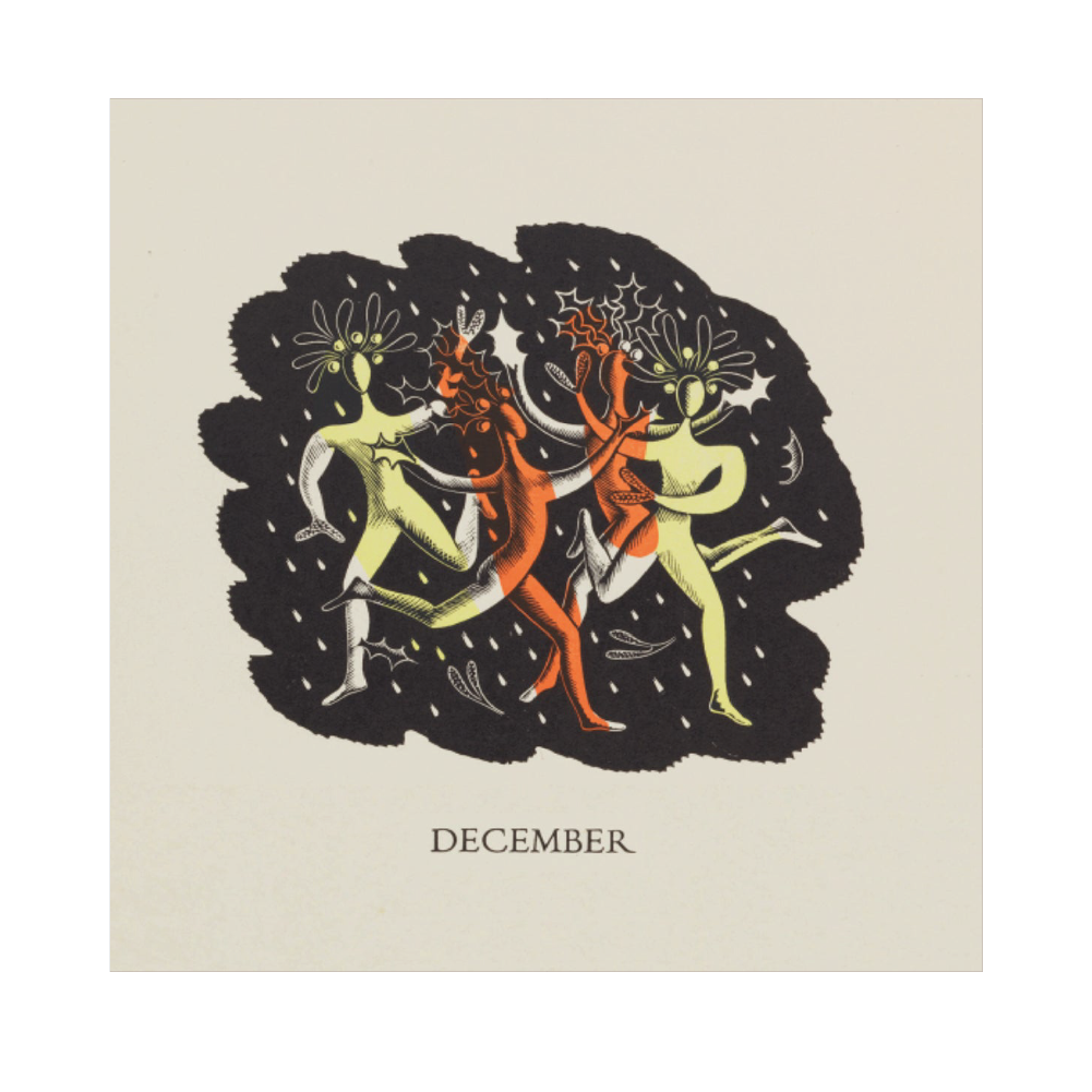 December by Eric Ravilious - Christmas card pack