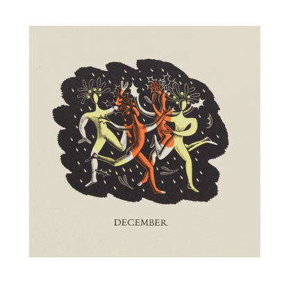 December by Eric Ravilious - Christmas card pack