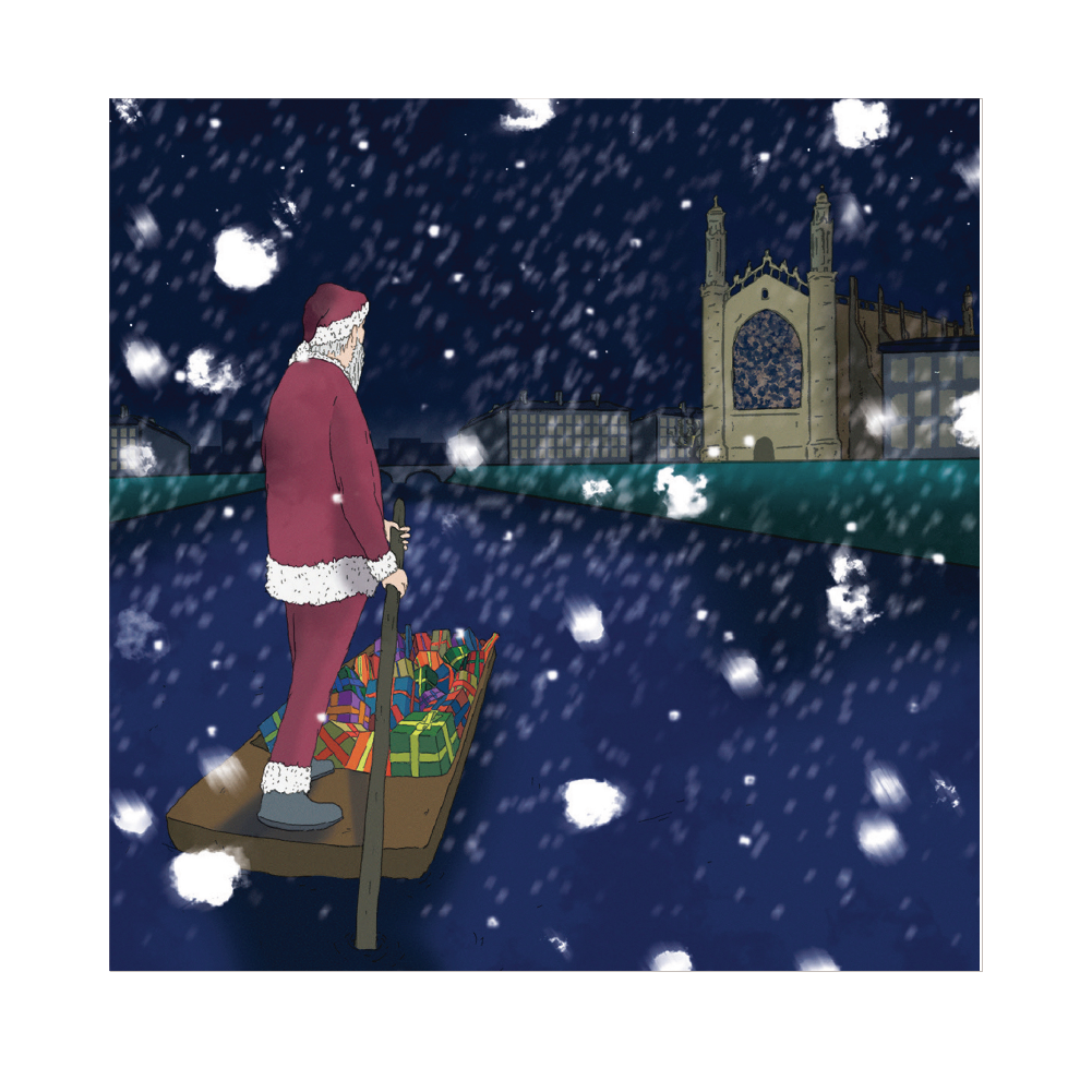 Christmas in Cambridge - Large Christmas card pack