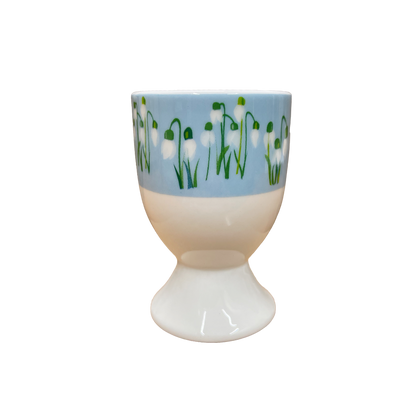 Snowdrops Wrap - Bone china eggcup