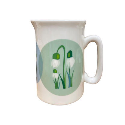 Snowdrops - Bone china jug