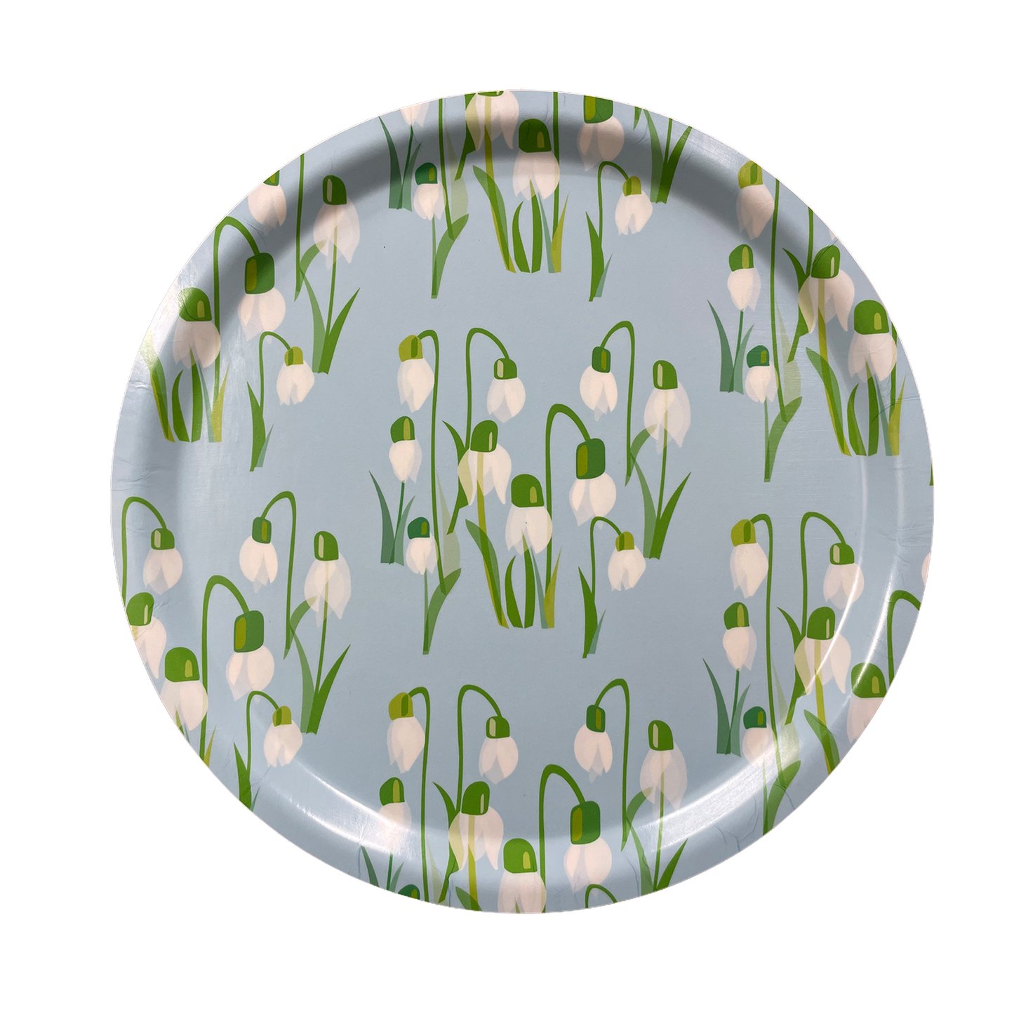 Snowdrops - Circular tray