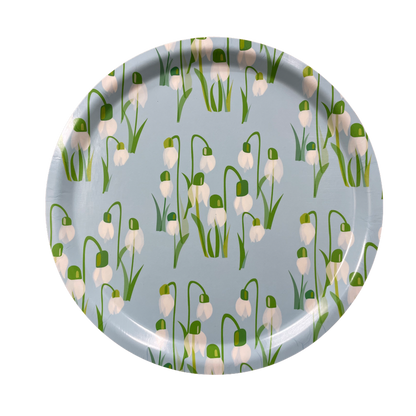 Snowdrops - Circular tray