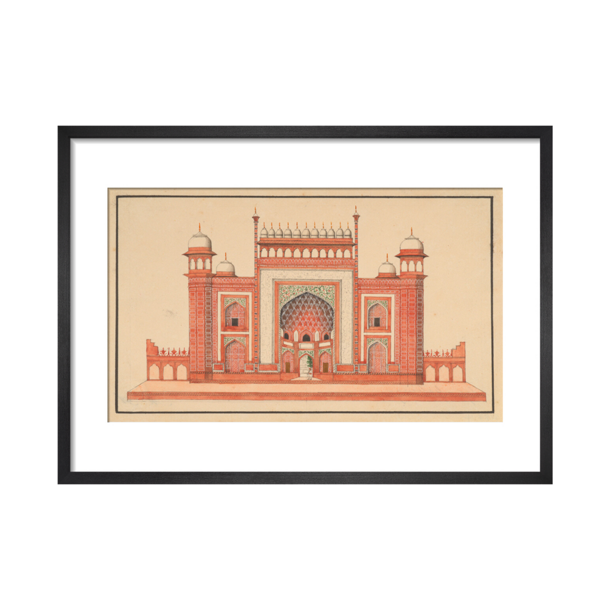 The Gateway to the Taj Mahal - Art print