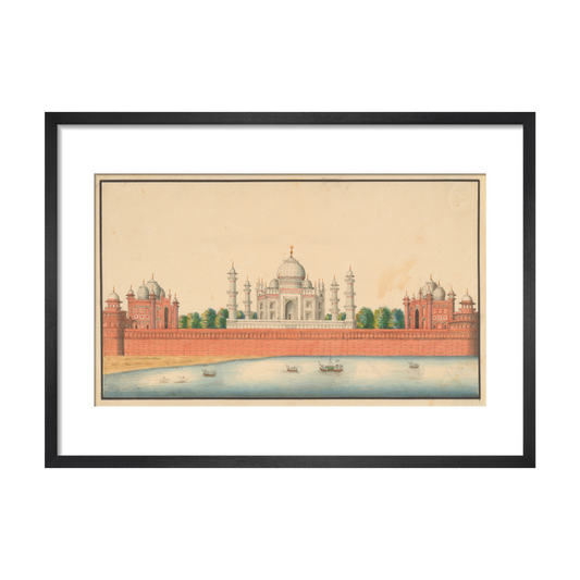 View of the Taj Mahal and Gardens - Art Print