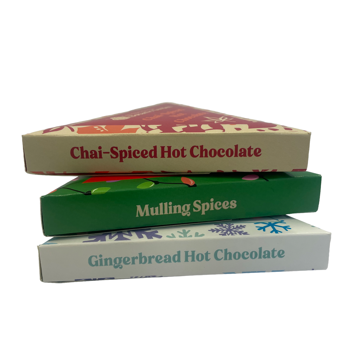 Snow Flakes Gingerbread Hot Chocolate Box