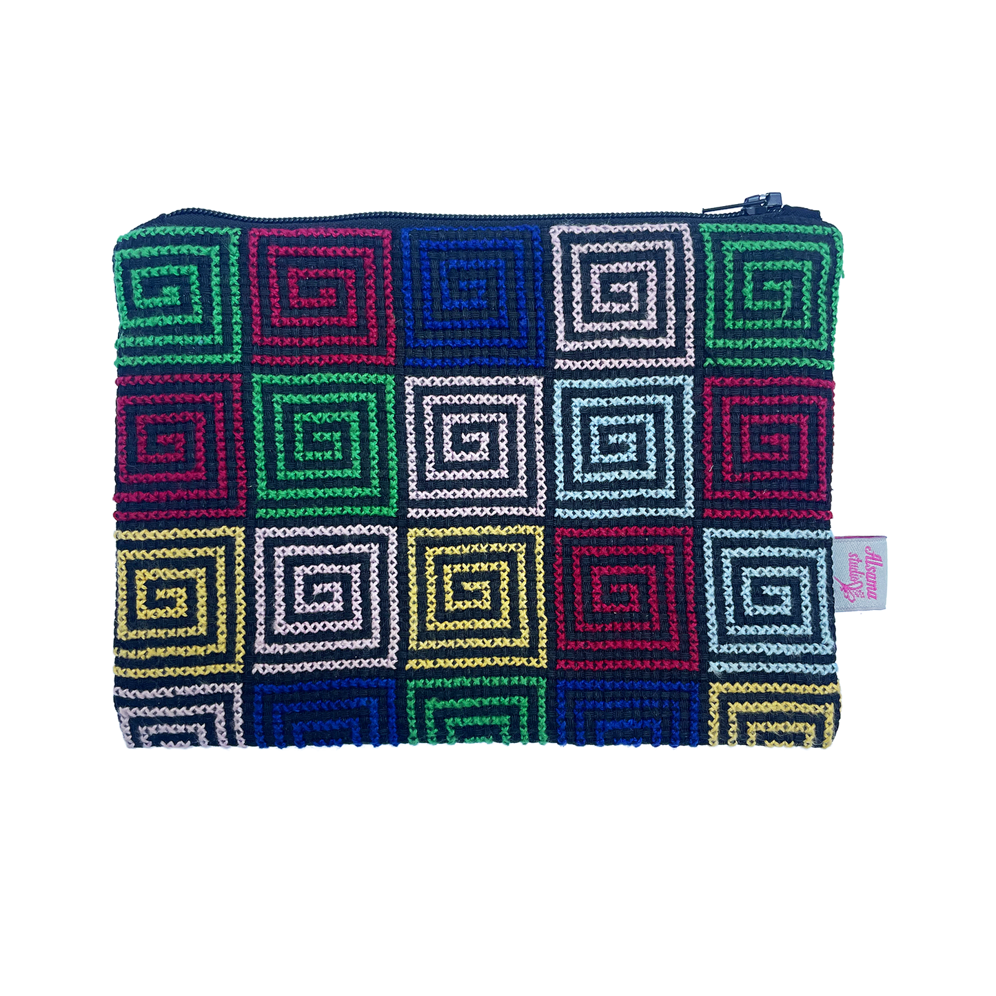 Tatreez Embroidery - Zipped purse