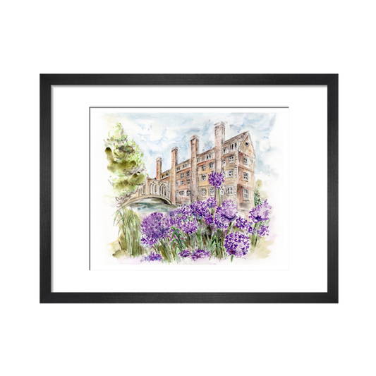 St John's College Cambridge, Bridge of Sighs - Art Print