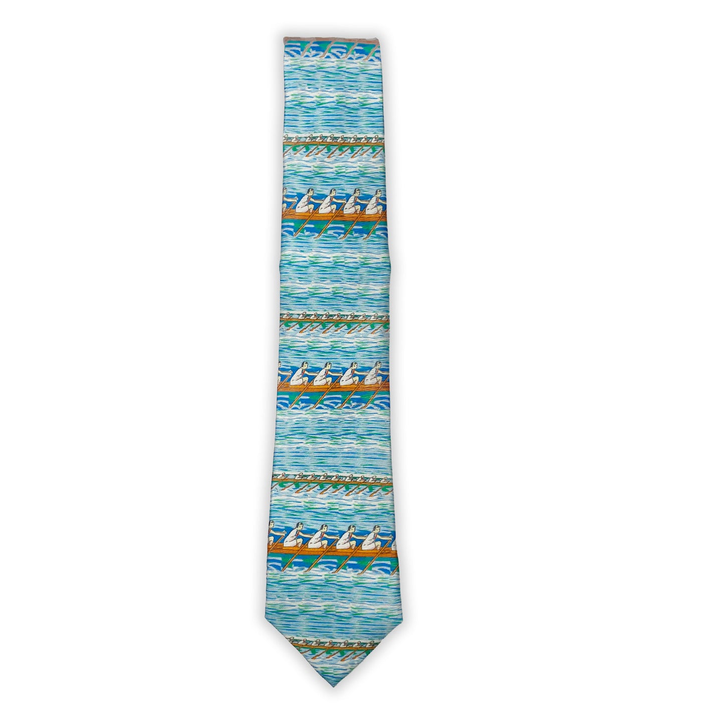 Rowers on the Seine - Silk tie