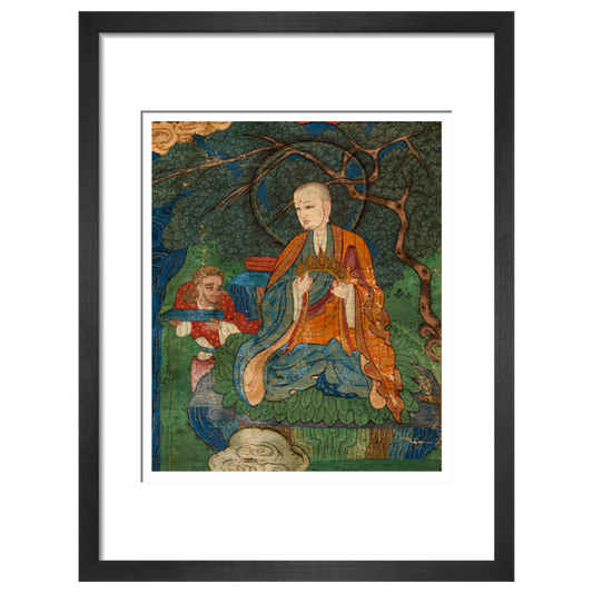 Thangka of Buddha preaching the dharma - Art print