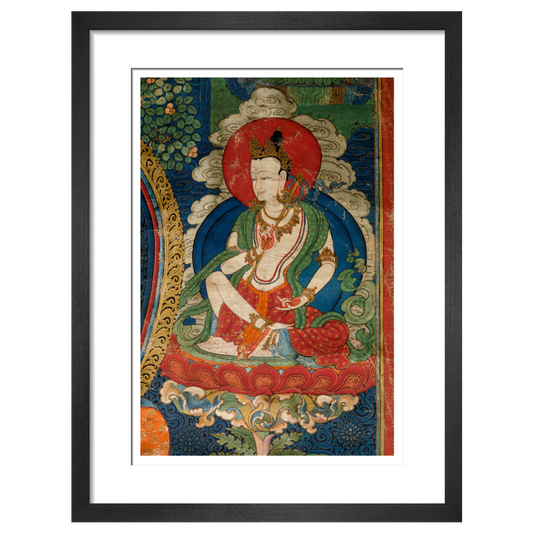 Thangka of Buddha preaching the dharma - Art print