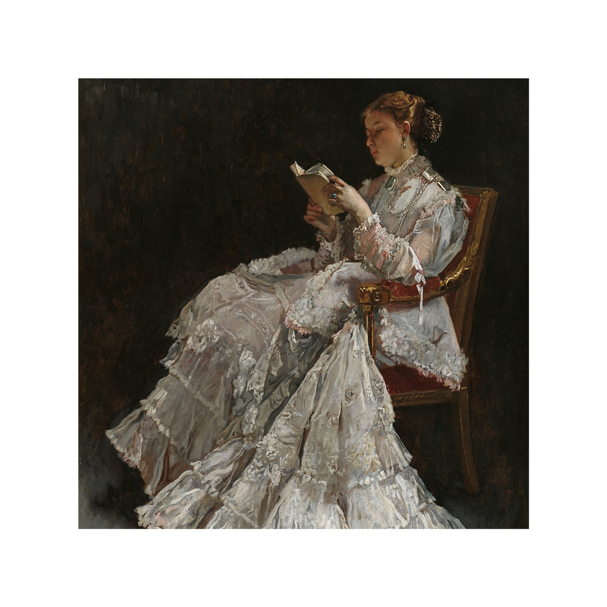 The Reader - Greeting card