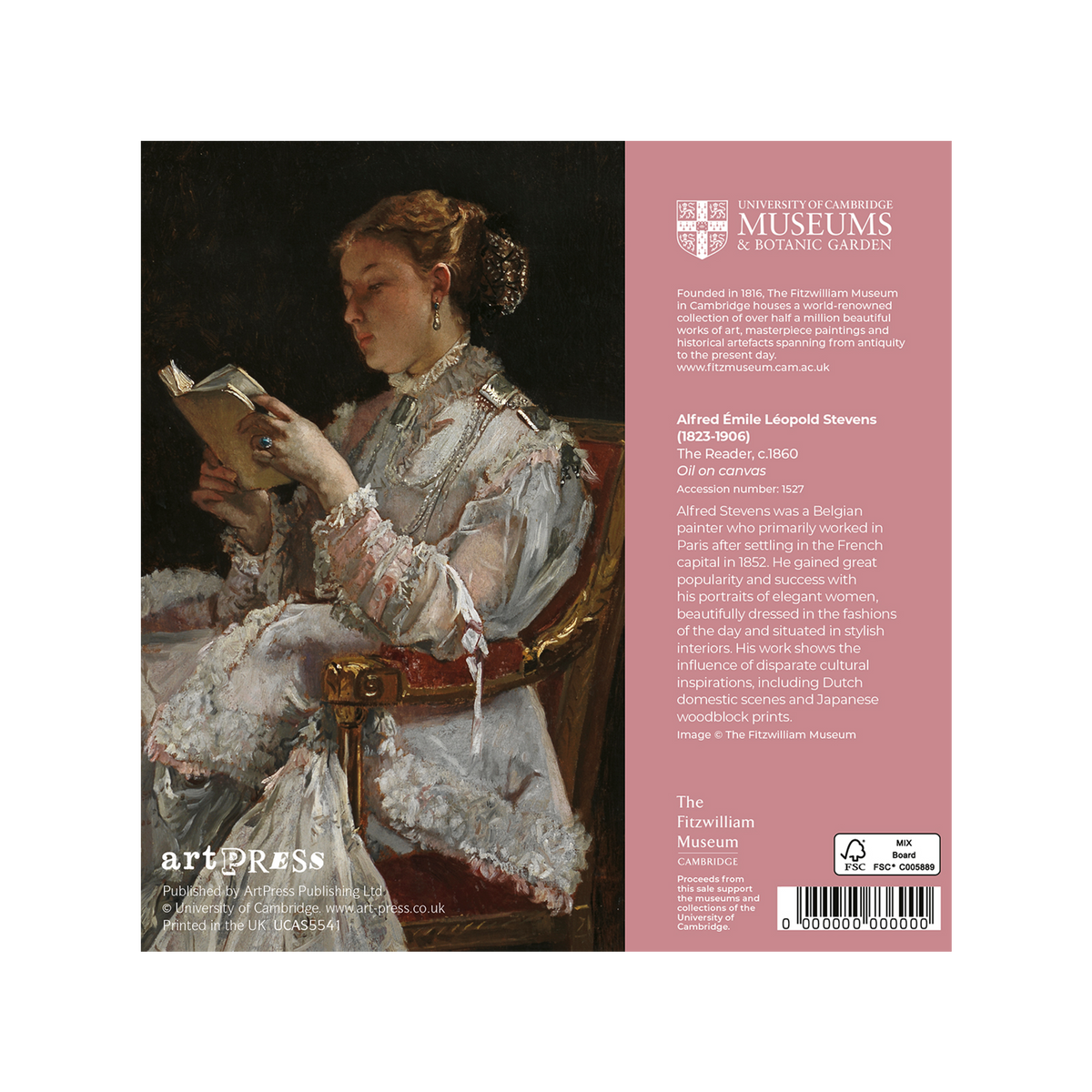 The Reader - Greeting card