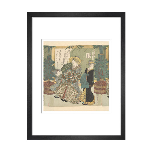 The Snow Clothes of Koromode of the Wakanaya - Art print