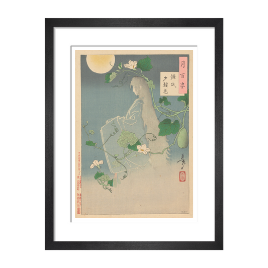 The Yugao Chapter from The Tale of Genji - Art print