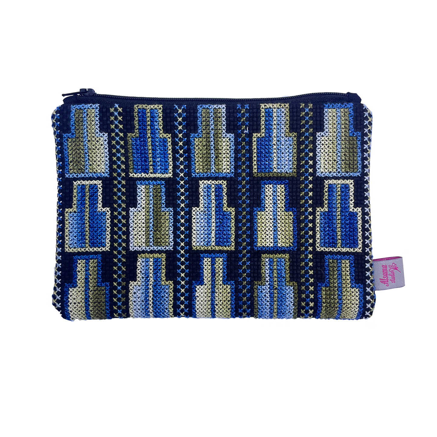 Tatreez Embroidery - Zipped purse