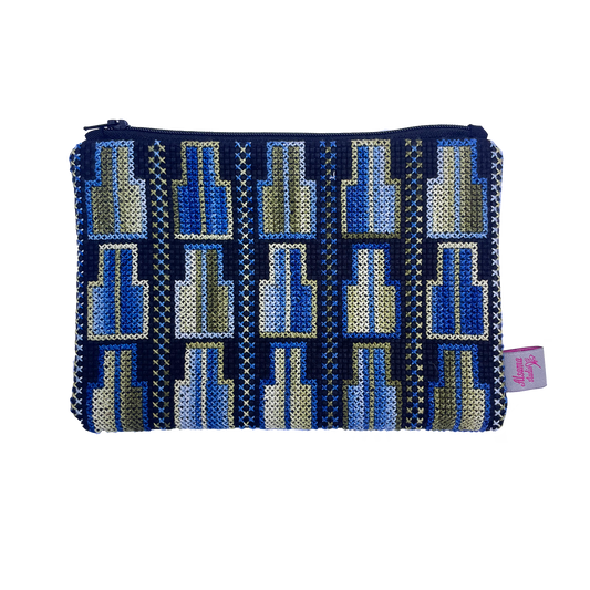 Tatreez Embroidery - Zipped purse