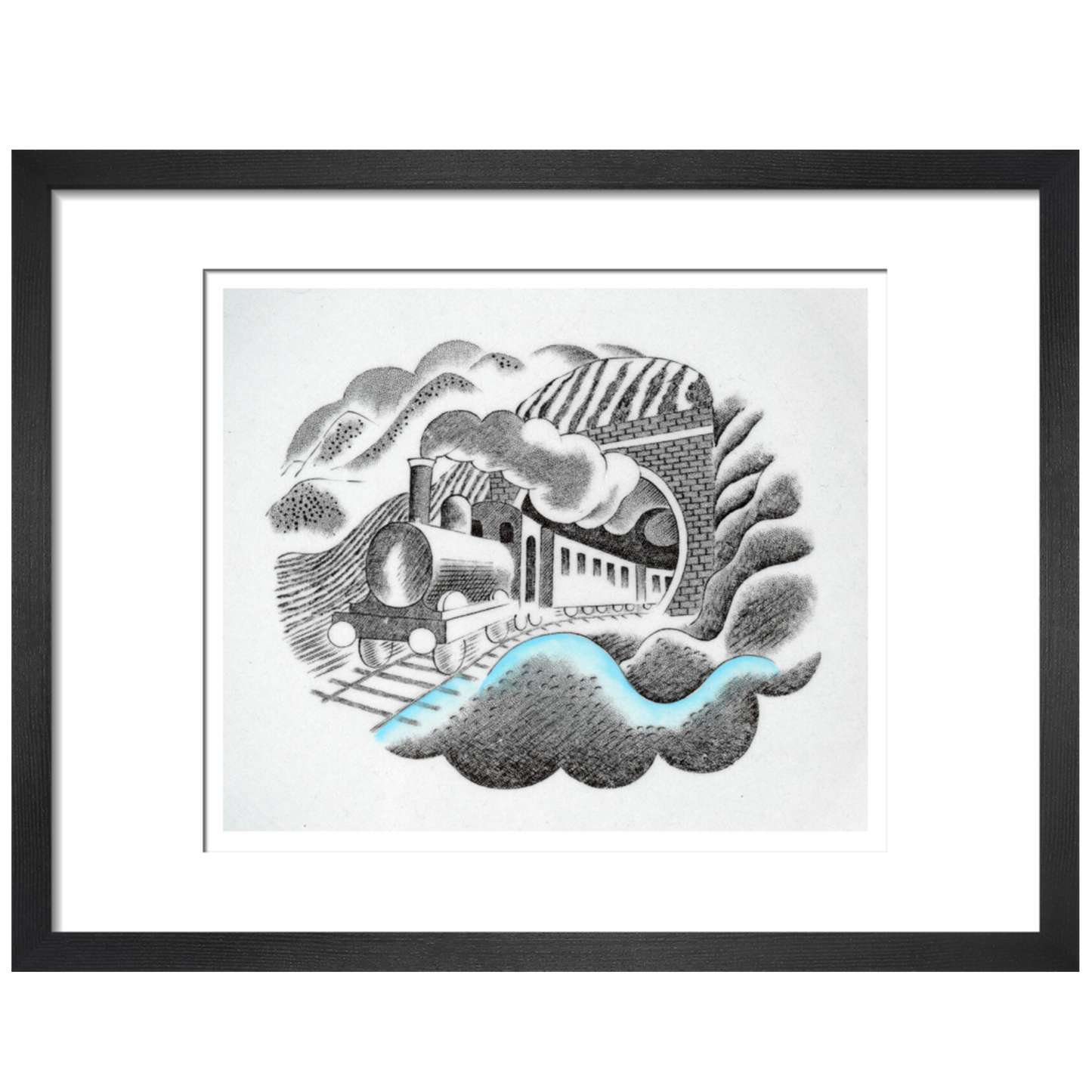 Train from 'Travel' series - Art print