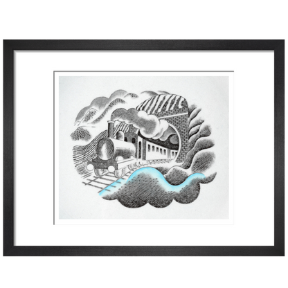 Train from 'Travel' series - Art print