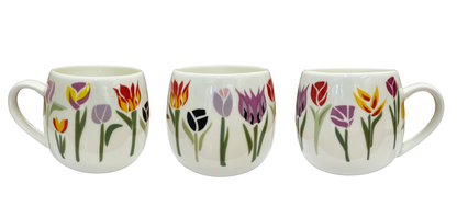 Tulips - Bone china mug