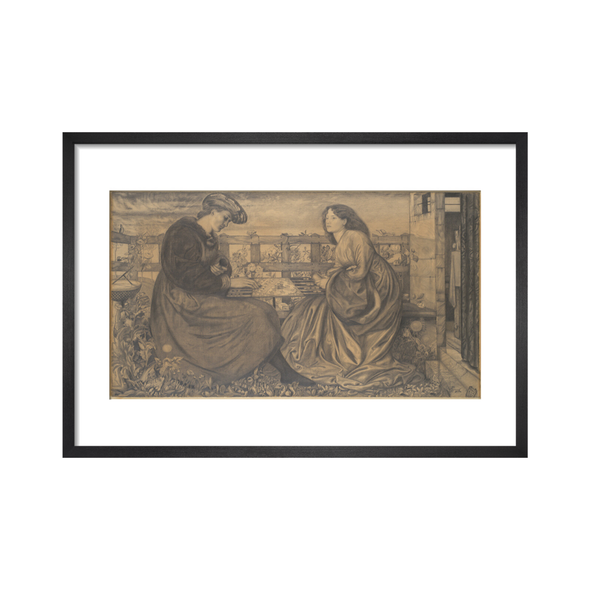 The Backgammon Players - Art print