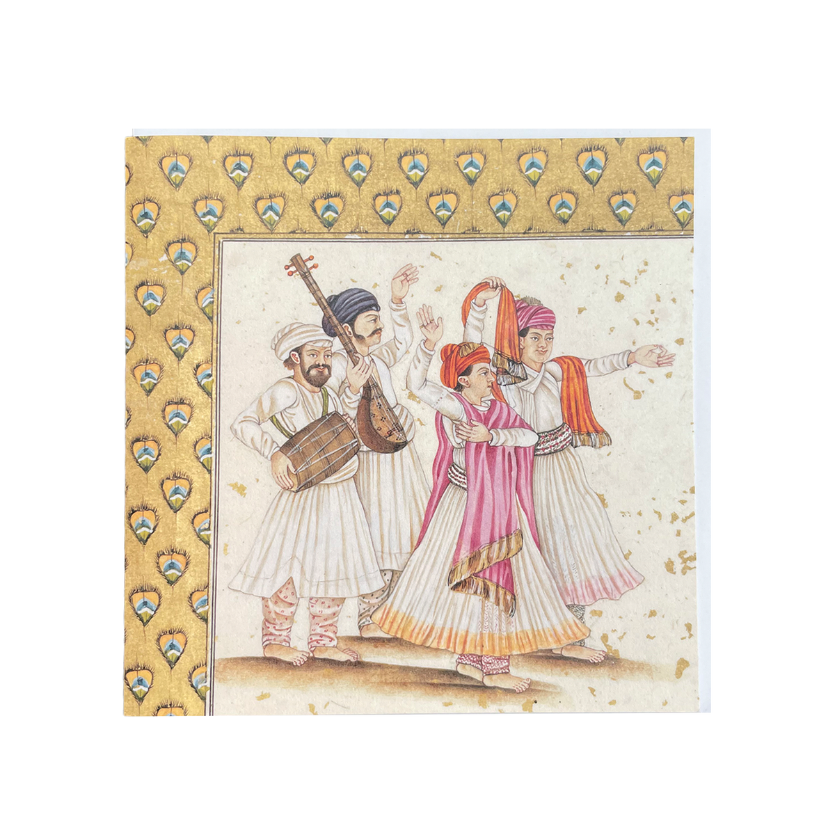 Urdu ghazal by Asaf al-Dawlah Bahadar and tappah - Greeting card