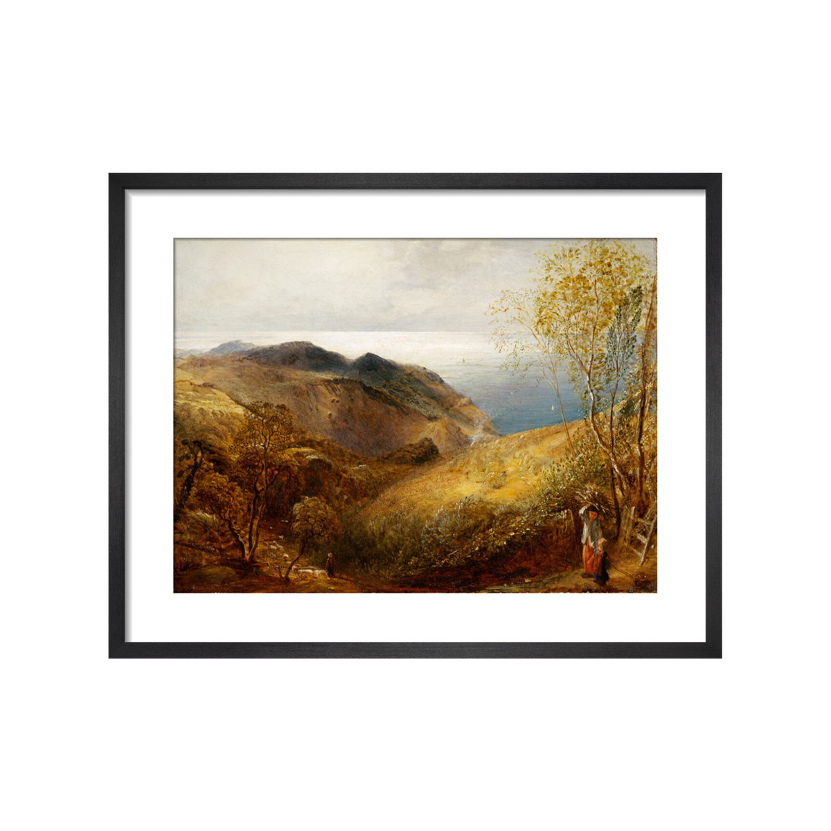 View of Lee, North Devon - Art Print