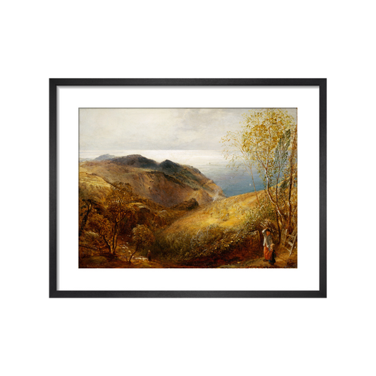 View of Lee, North Devon - Art Print