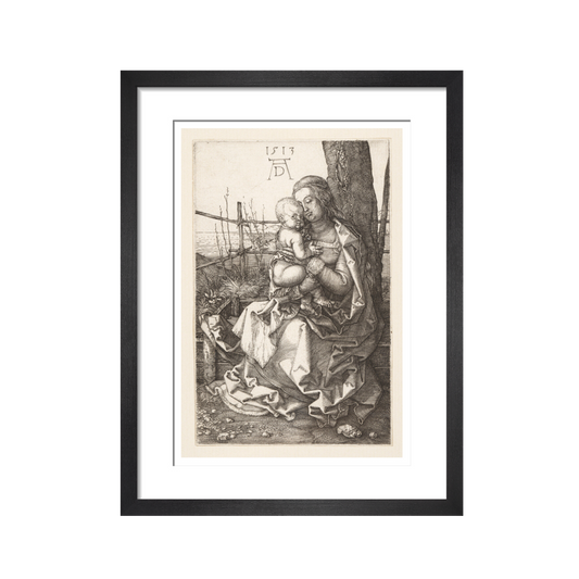 Virgin and Child Seated by a Tree - Art Print