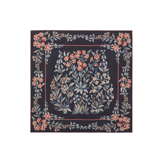 Floral Tapestry - Silk square