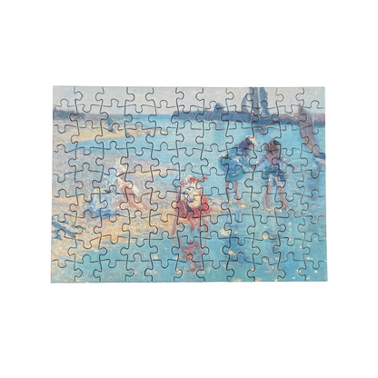 Children Paddling, Walberswick - Mini tube jigsaw puzzle