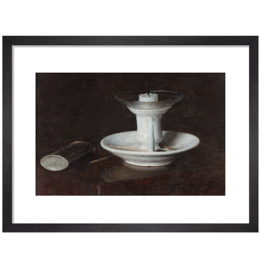 White Candlestick - Art print