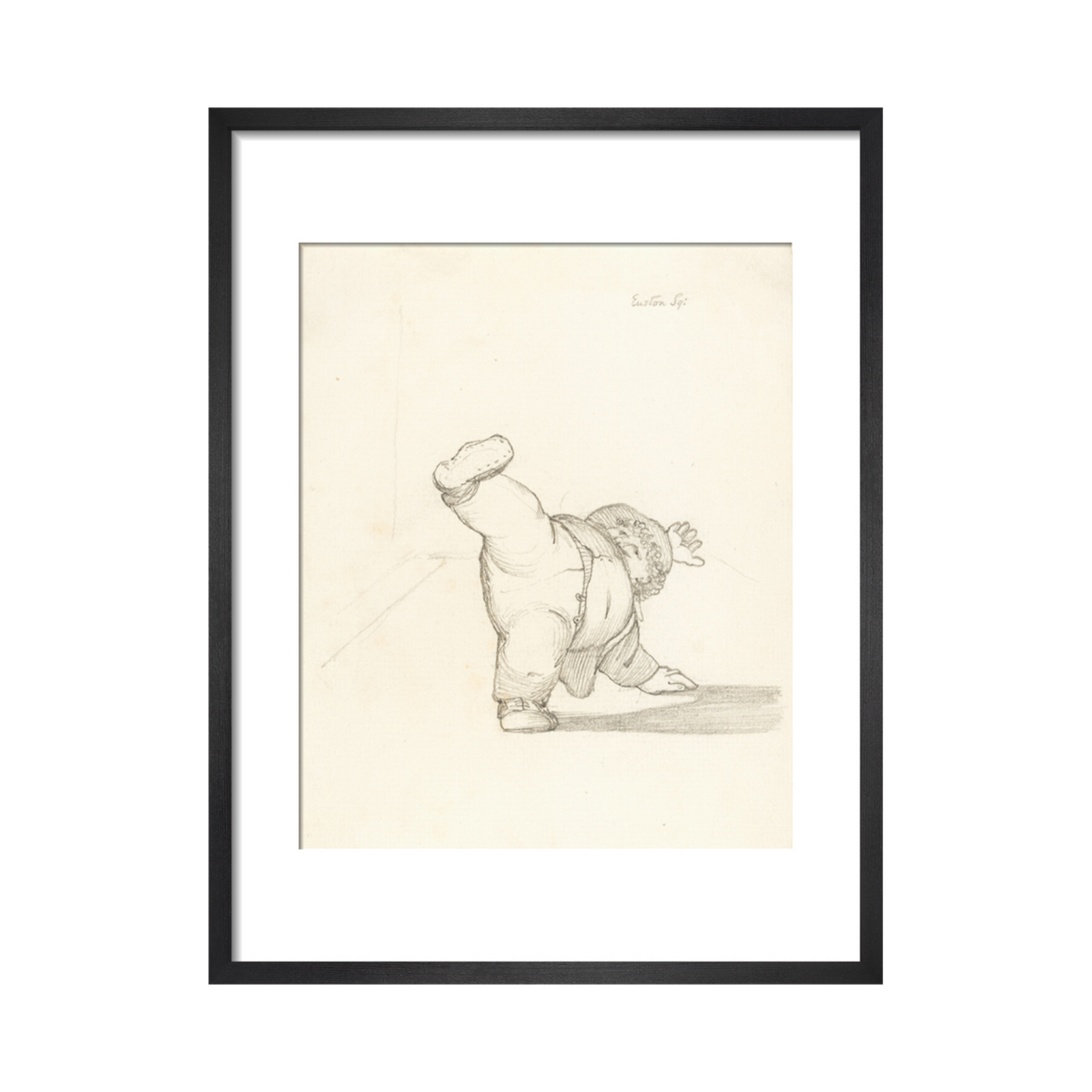 William Morris Performing a Cartwheel - Art print